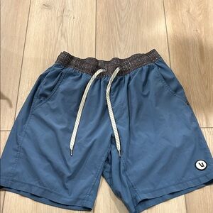 Vuori Blue Athletic Shorts 7 inch